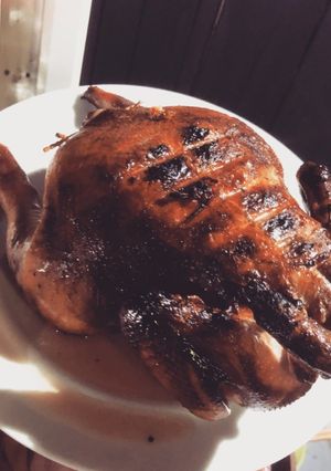 真空調理・鶏の丸焼き クリスマスやBBQ-レシピのメイン写真