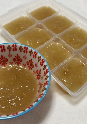 赤ちゃんにわらび餅味のくずりんご♡-レシピのメイン写真