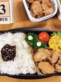 鶏もも肉の照焼き弁当 21/12.23-レシピのメイン写真
