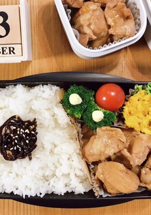鶏もも肉の照焼き弁当 21/12.23-レシピのメイン写真