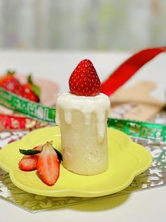 レンチンで簡単♡キャンドルケーキ-レシピのメイン写真