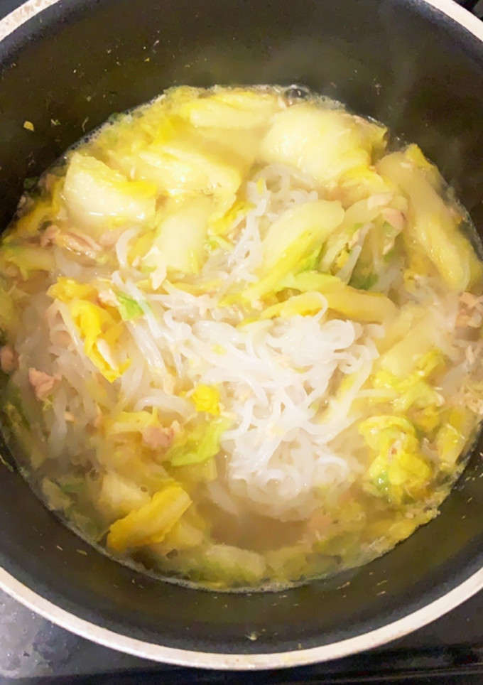 白菜とツナ缶の煮物-レシピのメイン写真
