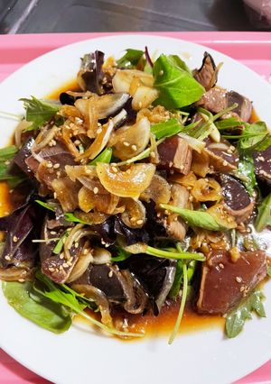 簡単！混ぜるだけ！鰹のたたきサラダ-レシピのメイン写真