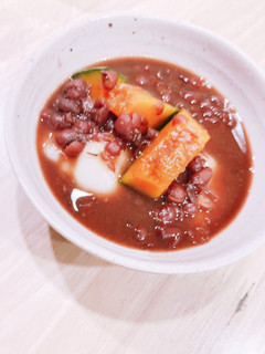 冬至メニュー☆かぼちゃ入りおしるこ-レシピのメイン写真