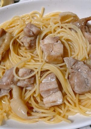 鶏わさびパスタ-レシピのメイン写真
