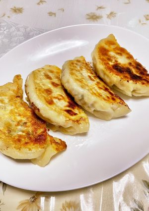 私の餃子 皮も手作り♪-レシピのメイン写真