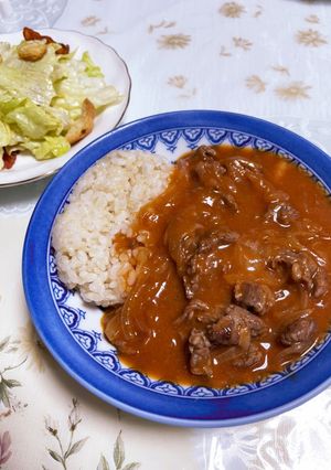 私の簡単ハッシュドビーフ-レシピのメイン写真