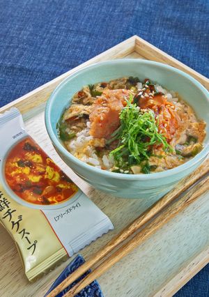 明太チゲ茶漬け-レシピのメイン写真