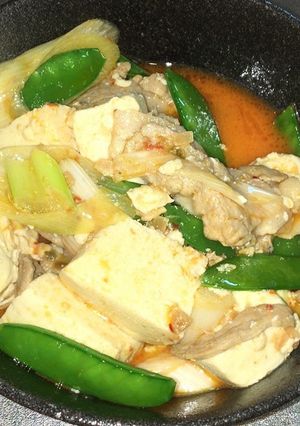 豚肉と豆腐の豆板醤炒め煮-レシピのメイン写真