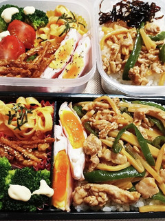高校生息子&旦那弁当(12/24)-レシピのメイン写真