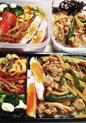 高校生息子＆旦那弁当（12/24）-レシピのメイン写真