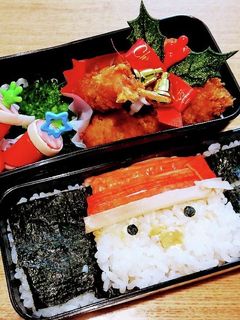 クリスマス学童弁当-レシピのメイン写真