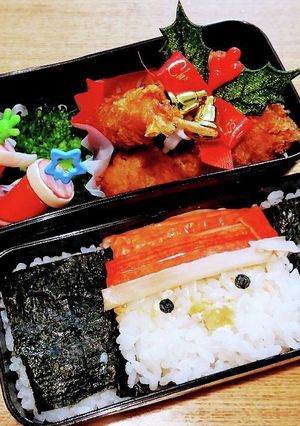 クリスマス学童弁当-レシピのメイン写真