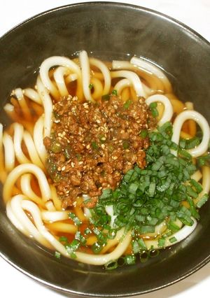 肉みそうどん♪簡単お昼ご飯ランチ一人分-レシピのメイン写真