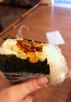 完全版！食べるラー油おにぎり-レシピのメイン写真