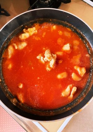 鶏肉とトマトのスープ-レシピのメイン写真