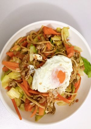 キャベツとにんじん焼きそば-レシピのメイン写真