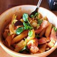 レンジで簡単!ペンネアラビアータ