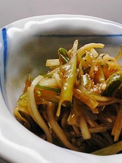 葱と大根の皮のキンピラ風-レシピのメイン写真