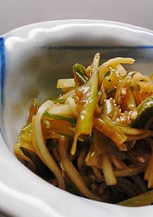 葱と大根の皮のキンピラ風-レシピのメイン写真