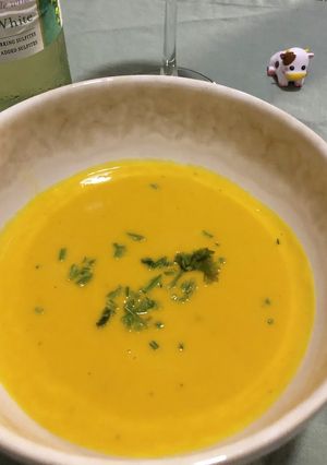 カボチャスープ、ソフリット使って-レシピのメイン写真