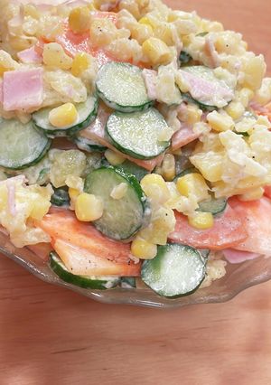 具だくさん!時短ポテトサラダ-レシピのメイン写真