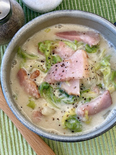 ザ・グリルくんちゃまと白菜のクリーム煮-レシピのメイン写真
