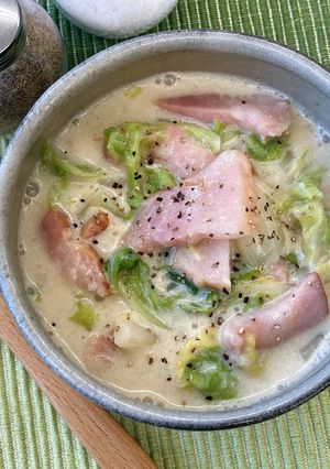 ザ・グリルくんちゃまと白菜のクリーム煮-レシピのメイン写真