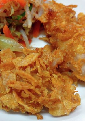 【保育園給食】鶏肉のコーンフレーク揚げ-レシピのメイン写真