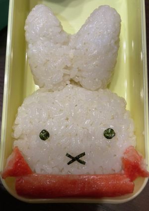 106キャラ弁　マフラーミッフィー-レシピのメイン写真
