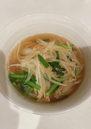 【ひとり飯】モヤシラーメン【10分以内】-レシピのメイン写真
