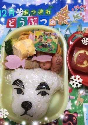 あつ森キャラ弁当-レシピのメイン写真