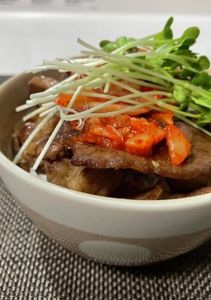 焼肉キムチ丼-レシピのメイン写真