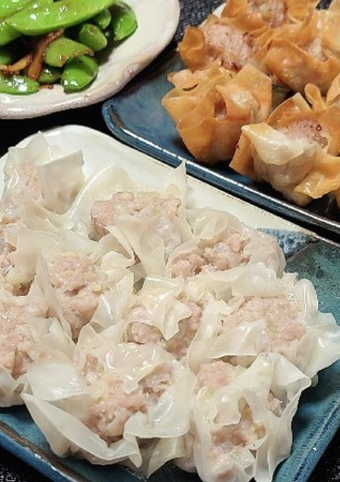 生姜たっぷり焼売(蒸し&揚げ)-レシピのメイン写真