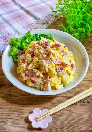 ♡さつまいも&オニオンベーコンサラダ♡-レシピのメイン写真