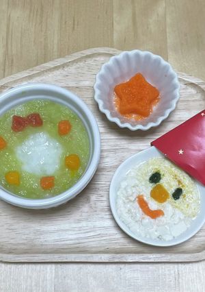 クリスマス＊離乳食初期-レシピのメイン写真