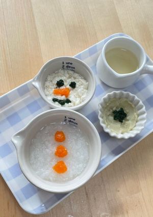 雪だるま＊離乳食-レシピのメイン写真