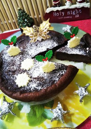 炊飯器でガトーショコラX'mas☆★☆-レシピのメイン写真