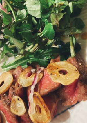 100gの牛肉でローストビーフ-レシピのメイン写真