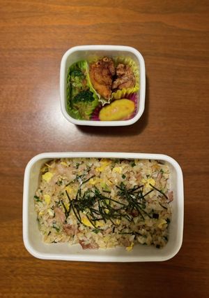 中学生野球弁当13｜ネギ豚炒飯-レシピのメイン写真