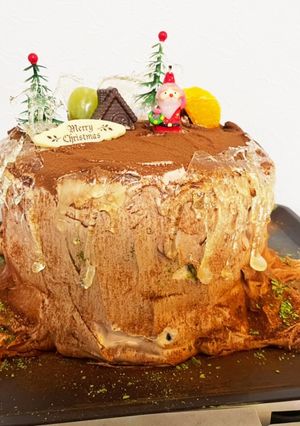 クリスマスケーキ☆ブッシュドノエル-レシピのメイン写真