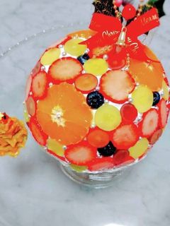フルーツドームケーキ-レシピのメイン写真