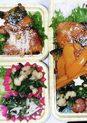 【夫婦弁当196】クリスマス弁当-レシピのメイン写真