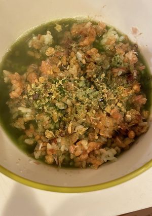見た目不味そう。味は美味い。簡単緑茶漬け-レシピのメイン写真