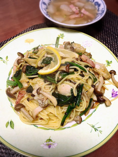 牡蠣のパスタ 野菜たっぷり-レシピのメイン写真