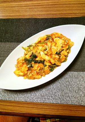ヨウサマの減塩チリたまご-レシピのメイン写真