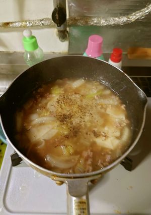 ヨウサマの減塩白菜とひき肉のスープ-レシピのメイン写真