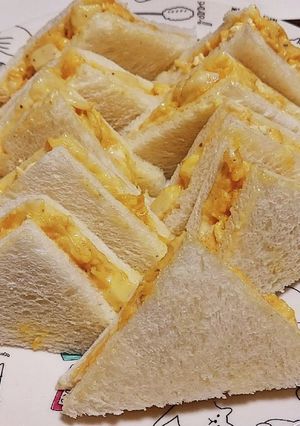 カルボサンドイッチ-レシピのメイン写真