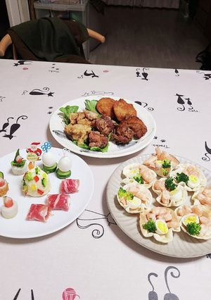 我が家の今年のクリスマス料理です-レシピのメイン写真