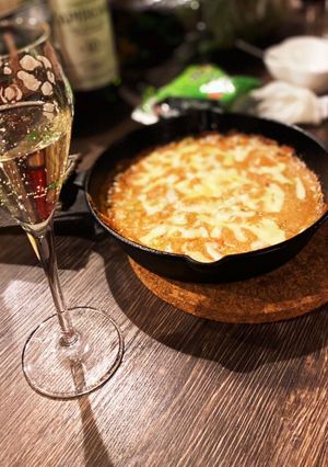 スキレットで簡単！お家deひとりもんじゃ-レシピのメイン写真